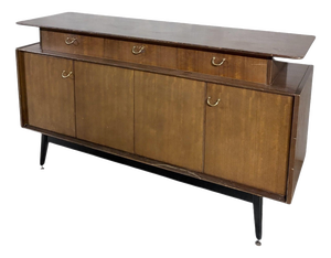 Mid-Century Teak Sideboard with Brass Handles and Storage from G-Plan, 1960s