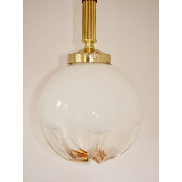 Wlochy Pendant Lamp from Mazzega, 1970s For Sale - Image 4 of 6