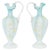 Early 20th Century Enameled Opaline Ewers, Set of 2 For Sale - Image 9 of 9