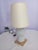 Brass and Porcelain Table Lamp by Tommaso Barbi, 1980s For Sale - Image 10 of 17