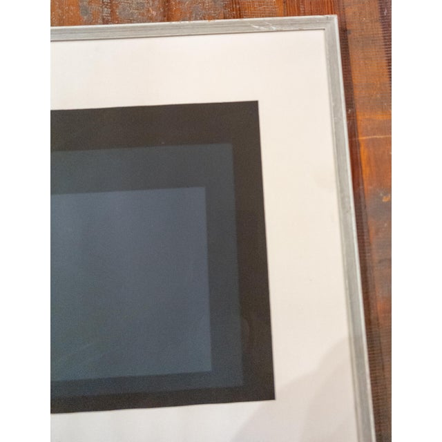 Josef Albers Mid-Century Serigraph Silkscreen Print of Josef Albers #4 in Series "Hard Edge, Soft Edge", 191/200 For Sale - Image 4 of 18