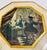 Gorgeous Florentine painted plaque depicting an artist at work. Numbered and Made in Italy.
