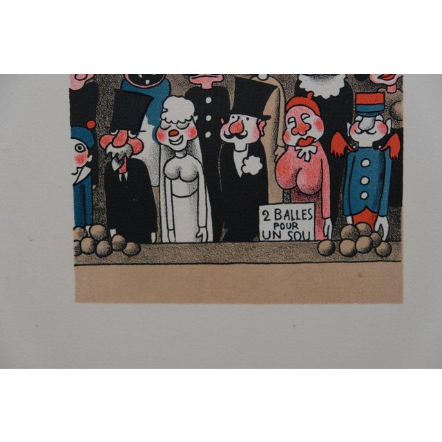 Lucien Boucher, Noce a Nini, Lithograph For Sale - Image 4 of 6