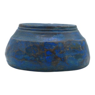 Decorative Wood Vase Classic Accent for Living Room & Office For Sale