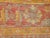 Saffron Antique Oushak Handmade Turkish Oriental Saffron, Coral & Light Blue Rug For Sale - Image 8 of 12
