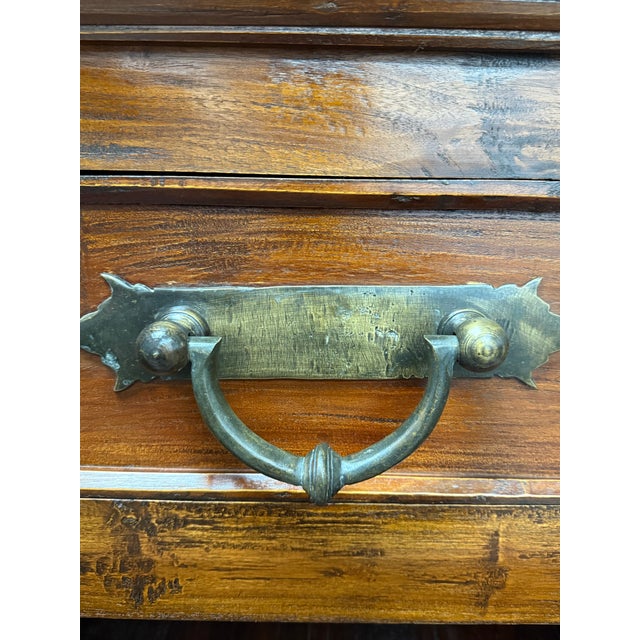 Rustic Spanish Colonial Style Dresser, Vintage. For Sale - Image 4 of 12