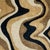 Mid-Century Modern Schumacher Swirl Velvet Fabric in Neutral For Sale - Image 3 of 4
