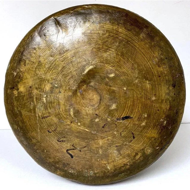 Early 20th Century Large Hand Chased & Enameled Brass Jardiniére/ Planter For Sale In West Palm - Image 6 of 8