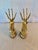 Mid 20th Century Mid 20th Century Jack Housman Brass Stag Deer Bookends - A Pair For Sale - Image 5 of 10