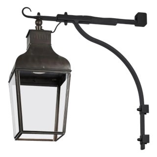 Tekna Montrose Led Wall Light With Dark Bronze Finish and Clear Glass For Sale