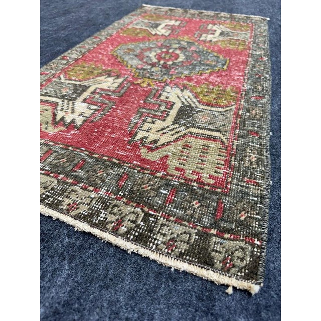 Early 21st Century Turkish Yastik Rug 1'8" x 3'2" For Sale - Image 5 of 5