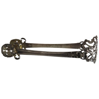 Vintage Sterling Silver Ice Tongs For Sale