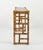 Mid-Century Bamboo, Rattan and Glass Console Table from Vivai del Sud, Italy, 1970s For Sale - Image 10 of 12
