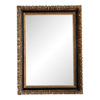 Vintage Regency Gilt Carved Floor Mirror For Sale