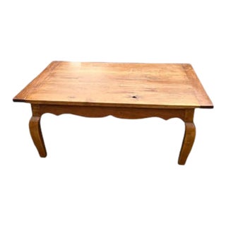 1950s Walnut Coffee Table For Sale