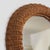 Wood 1960s French Wicker Circular Mirror For Sale - Image 7 of 10