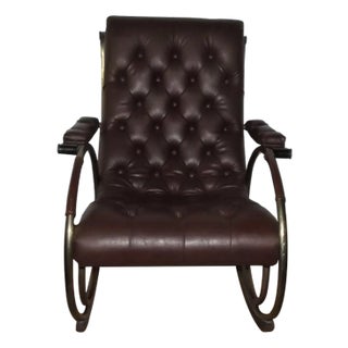 1960's Tubular Rocking Chair - Attributed to Lee Woodard For Sale