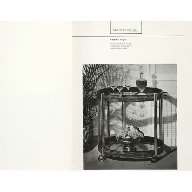 1970's Pair of Acid Etched Brass Side Tables Attributed to Bernhard Rohne for Mastercraft, a Pair For Sale - Image 16 of 16