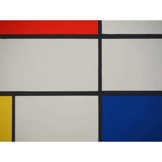 Piet Mondrian, Composition III in Red, Blue and Yellow, Signed Lithograph For Sale - Image 9 of 11