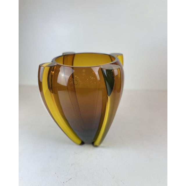 Glass Murano Vase by Tina Aufiero for Venini, 1997 For Sale - Image 7 of 14
