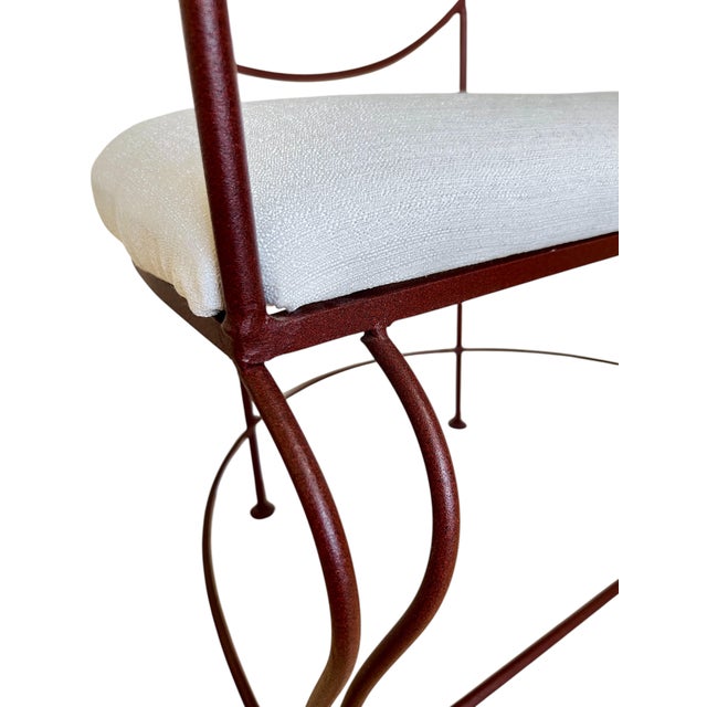 Vintage Art Nouveau Nautilus Spiral Iron Armchairs - A Pair For Sale - Image 12 of 12