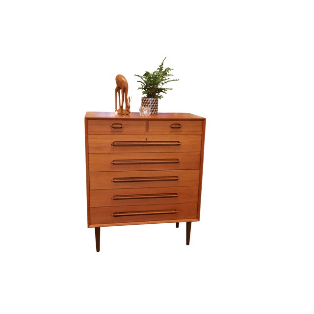 Model 91 Bureau in Teak by Ejvind A. Johansson for Gern Møbelfabrik, 1960s For Sale - Image 4 of 16