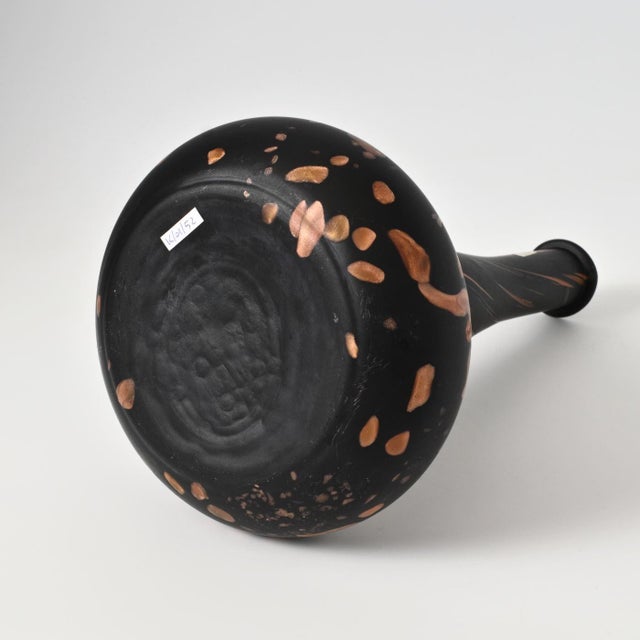 Mid-Century Italian Aventurine Glass Vase or Bottle, 1960s For Sale - Image 7 of 9