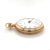 Antique Patek Philippe Ref. 258729 white face pocket watch in 18K yellow gold. Featuring a mechanical hand-winding...