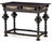 Buffet Table Portuguese, 19th century, made of twisted and trembling mahogany wood. Rectangular top, framed by a trembling...