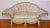 Exotic Venetian sofa. Lavishly carved and painted Venetian sofa. 19th century. Dramatic design. Presented Joseph Dasta...