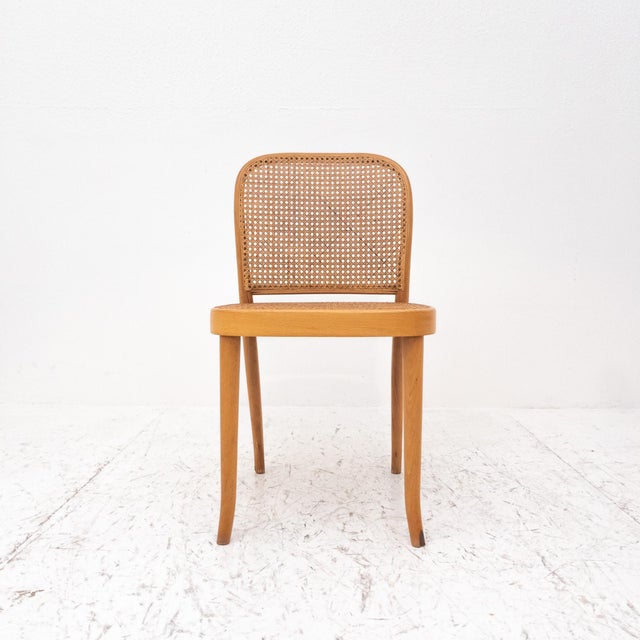 Tan Chairs in Bentwood and Vienna Straw from Sautto & Liberale, Set of 4 For Sale - Image 8 of 18