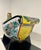 1970s Vintage Hand Painted Porcelain Dragon Cache Pot Jardinière Hanging Planter For Sale - Image 5 of 17