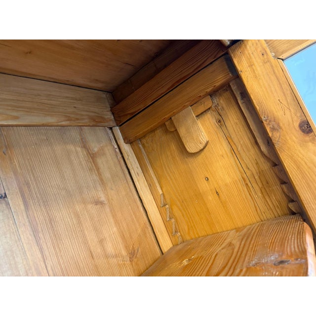 Antique Farmhouse Display Cabinet For Sale - Image 7 of 16