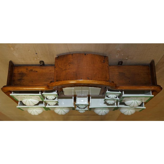 Art Deco Wall Mounted Kitchen Spice Rack by Petrus Regout & Co Maastricht, Holland, 1930s For Sale - Image 17 of 18