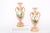 Hollywood Regency 19th Century Gilt Porcelain Decorative Urns / Vases - a Pair For Sale - Image 3 of 13
