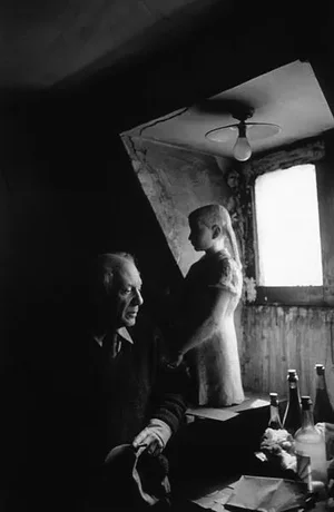 Sanford Roth 1950 Photo of Pablo Picasso in His Paris Art Studio