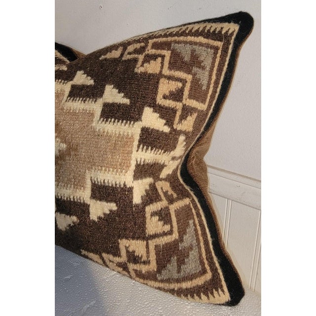 Woven Two Grey Hills Pillow For Sale - Image 4 of 6