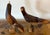 Vintage Hand Carved and Painted Wooden Birds, Folk Art For Sale - Image 4 of 6