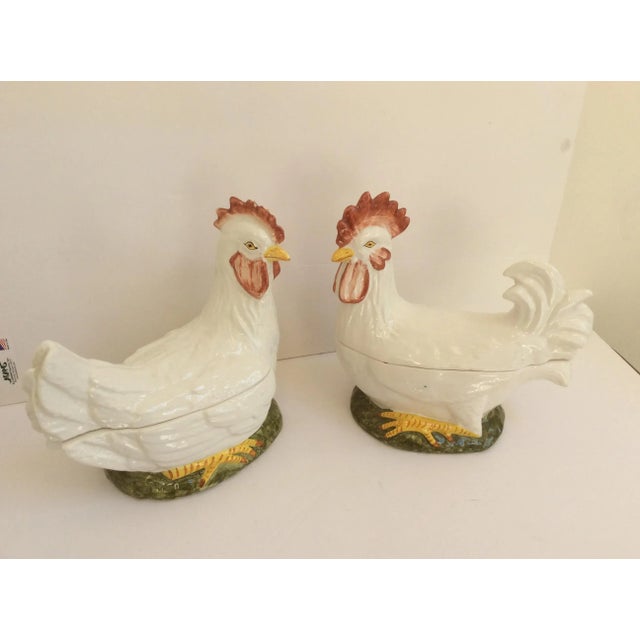 Vintage Chickens Boxes - A Pair For Sale - Image 11 of 11