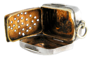 Silver and Gold Vinaigrette Box