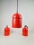 Metal Vintage Uni Pendant Lamps by Vagn Dyring for Nordisk Solar, 1970s, Set of 3 For Sale - Image 7 of 14