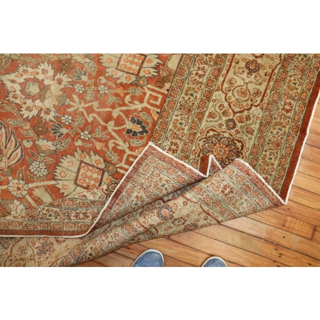 Early 20th Century Elegant Persian Tabriz Rug - 9'7" x 12'5" For Sale - Image 9 of 9