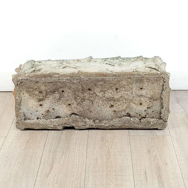 Gray French Antique Cast Stone Planter, Circa 1880 For Sale - Image 8 of 9