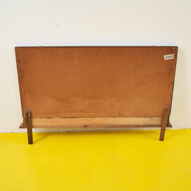 Vintage Wooden Mirror For Sale - Image 5 of 6