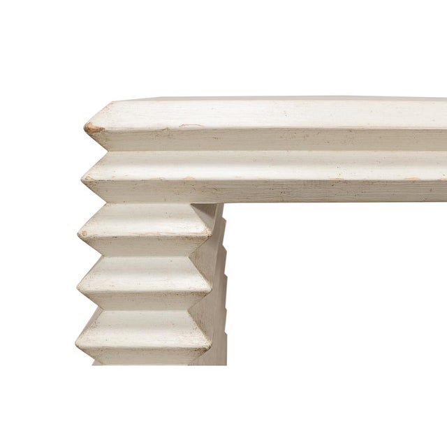 White Stacked Side Table For Sale - Image 9 of 10