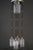 Art Deco Nickel Chandelier with Glass Sticks, 1920s For Sale - Image 6 of 18