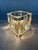 Cozy vintage lamp by Peill & Putzler. In the shape of an ice cube. At its best with a mirrored bulb (not included). E14...