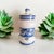 Blue Vintage Blue and White Ceramic Jar For Sale - Image 8 of 13