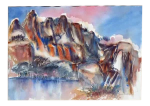 Young Lake Below Ragged Peak Yosemite