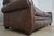 Hancock & Moore Quality Brown Leather 3 Seat Sofa For Sale In Philadelphia - Image 6 of 12